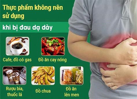 đau dạ dày nên kiêng gì